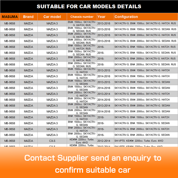 MASUMA B60S-34-300D B60S-34-300B B60S-34-300D KD35-34-350D Ball Joint for Mazda AXELA