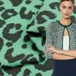 100% Cotton180cm Stretch Knitted Fabric 240gsm Leopard Print Jersey Fabric