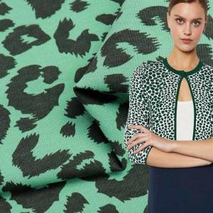 Quality 100% Cotton180cm Stretch Knitted Fabric 240gsm Leopard Print Jersey Fabric wholesale