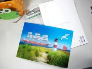 Quality PLASTIC LENTICULAR custom lenticular photo pp pet 3D lenticular printing glitter postcard lenticular printing cost wholesale