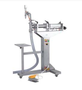 Quality 25W Pesticide Filling Machine Semi Automatic Big Flow Single Head Liquid Filling Machine wholesale