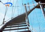 Bridge Stairway 316 Flexible Stainless Steel Cable Netting In Balustrade Infill