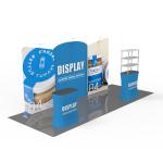 3X6 Reusable Trade Show Booth Displays , Pop Up Exhibition Stands Machine
