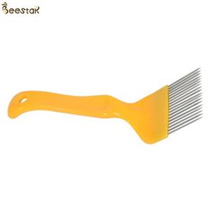 Quality Orange Beekeeping Equipment Stainless Steel Needle Honey Uncapping Fork Hive Tools for Sale wholesale