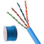 23AWG UTP CAT6A Cable Bare Solid Copper LSZH CPR B2ca 1000FT 10Gbps Network