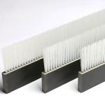 Custom Industrial Nylon PBT Bristle Horse Hair Pig Hair PVC Plate Brushes For