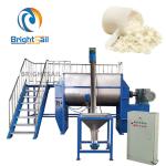 Industrial Animal Food Powder Machine Cassava Flour Ribbon Blender Carbon Steel