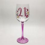 High Quality Factory customized Personalized Glitter Wine Glass