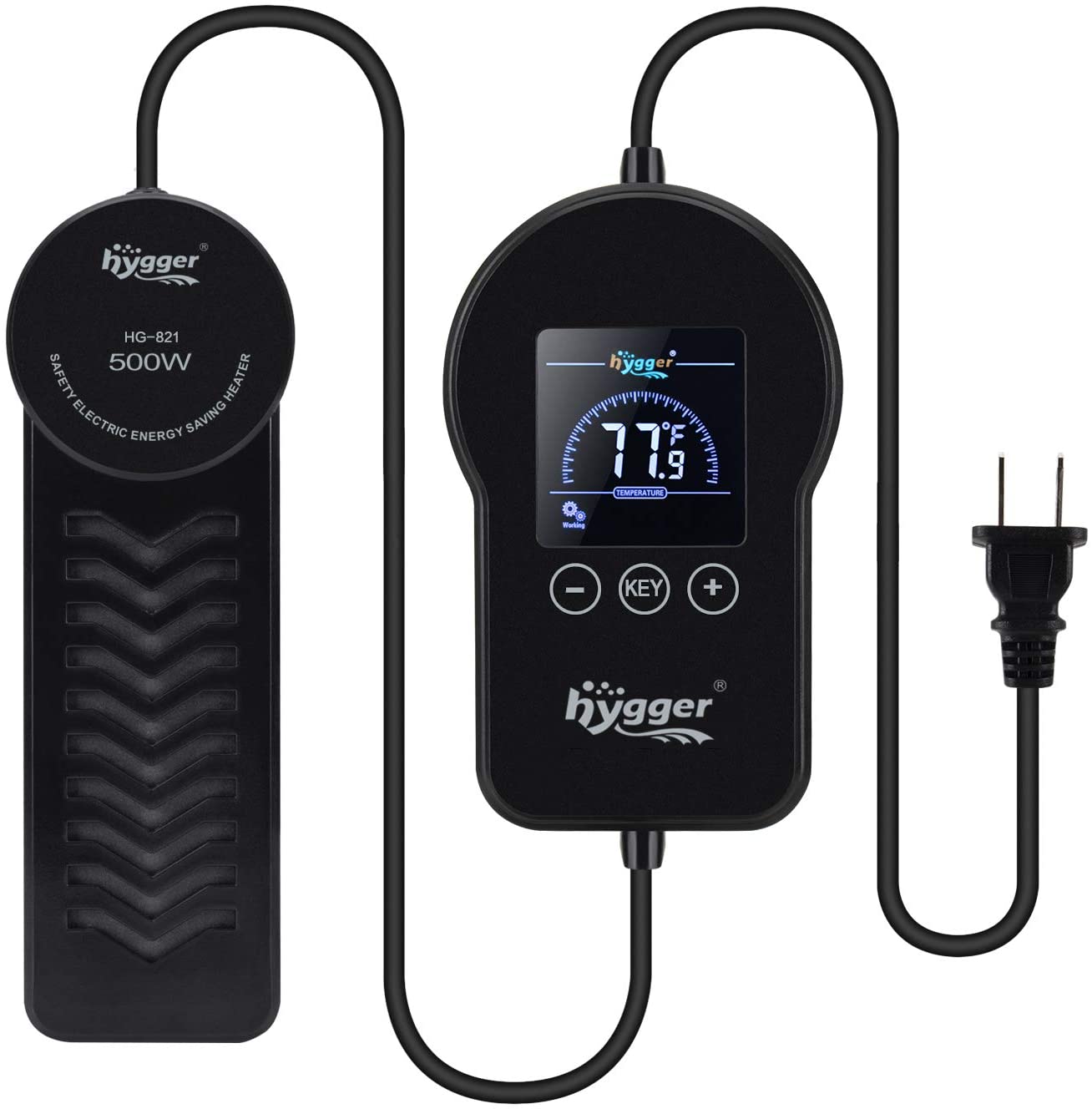 Digital 800W Hygger Aquarium Heater For 180 Gallon Tank