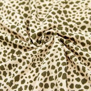Quality Jersey Spandex Leopard Printed Polyester Rayon Knitted Fabric Stretch wholesale