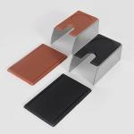 Barista Espresso Coffee Tamper Holder Eco-friendly Black Stainless Steel Custom