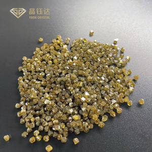 Quality Yellow 3.4mm HPHT Synthetic Single Crystal Diamonds Industrial Applications wholesale
