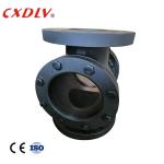 Casting Steel PTFE 300LB Flanged Sight Glass Tempered Quartz
