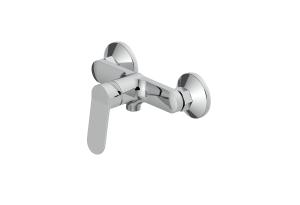 Quality Shower Mixer Tap Single Lever Wall Mounted Bathroom 1/2 Shower Outlet Bottom wholesale