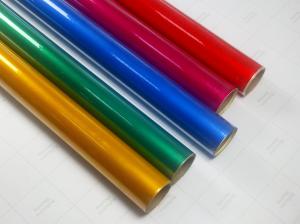 Quality Glass Beads PET Commercial Grade Reflective Sheeting Rolls For Traffic Safety wholesale