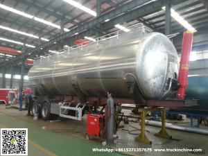Quality Aluminum Alloy Wheat Flour Bulk Tanker with Tipping Hydraulic Cylinder (6000USG-10000USG ）whApp:+8615271357675 wholesale