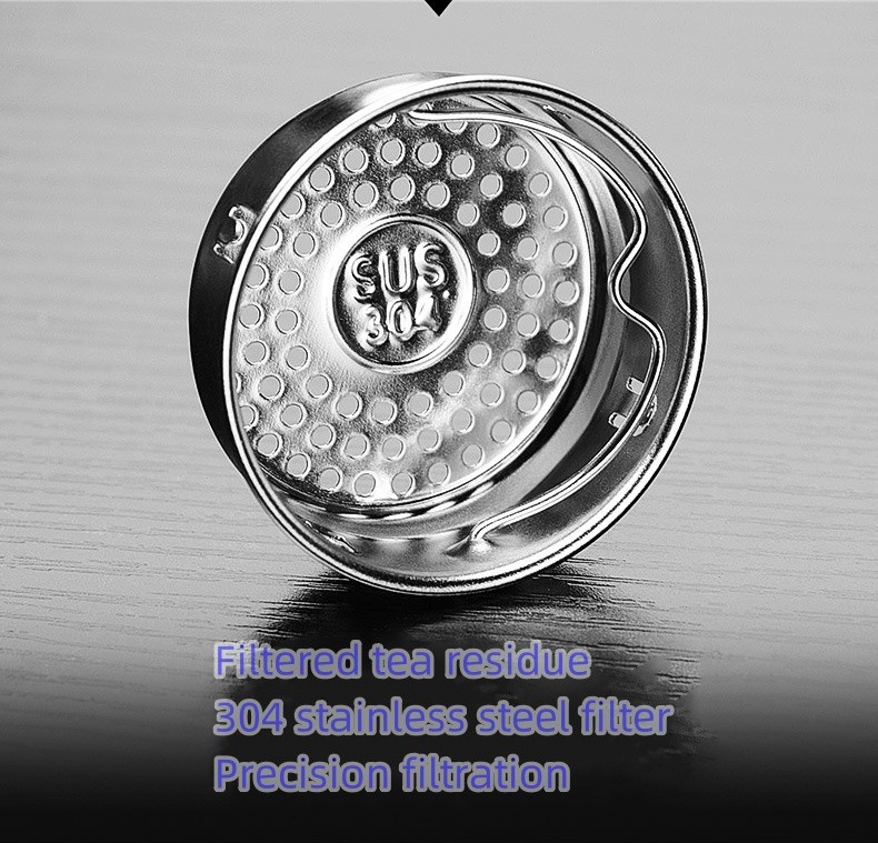 Elegant Portable Large Capacity Double Glass Water Bottle Tea Infuser Multipurpose 400ml Custom LOGO Printing Leak Proof Glass Bottle As Gift