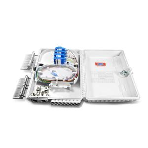 Quality FTTH Outdoor 16 Fiber Optic Terminal Box 16 Port Pole Mount Wall Mounted wholesale