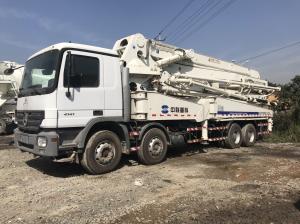 Quality Good Condition Concrete Trailer Pump Zoomlion 47m Used Pump Truck wholesale
