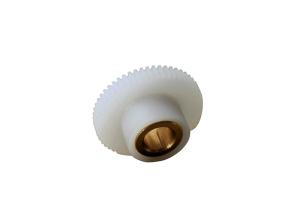 Quality Plastic POM Miniature Spur Gears Brass Insert 56T 0.4M 20PA AGMA 7 wholesale