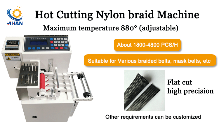 Guangdong Pipe Cutting Machine Nylon Belts String Roll Fabric Piping Strip Cutting