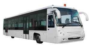 Quality Shuttle Cummins Engine Airport Apron Bus 22 Standing Area wholesale