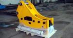 Steel Excavator Jackhammer Attachment Heat Treatment With Powerful Stroke