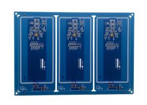 Quality FR-4 CEM-1 Single Sided Circuit Board LPI Blue Soldermask wholesale