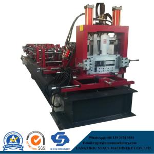 Quality Automatic C 60-300 Purlin Roll Forming Machine Steel Channel Making Equipment wholesale