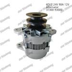 Alternator 6D17 24V 80A R210-5 37300-93000