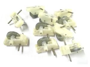 Quality 2.5 friction toy parts high grade white 2.5 mm friction gear box friction machine for friction toys wholesale