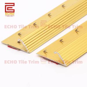 Quality Adhesive Floor Carpet Trim Metal Gold Carpet Edge Trim Molding wholesale