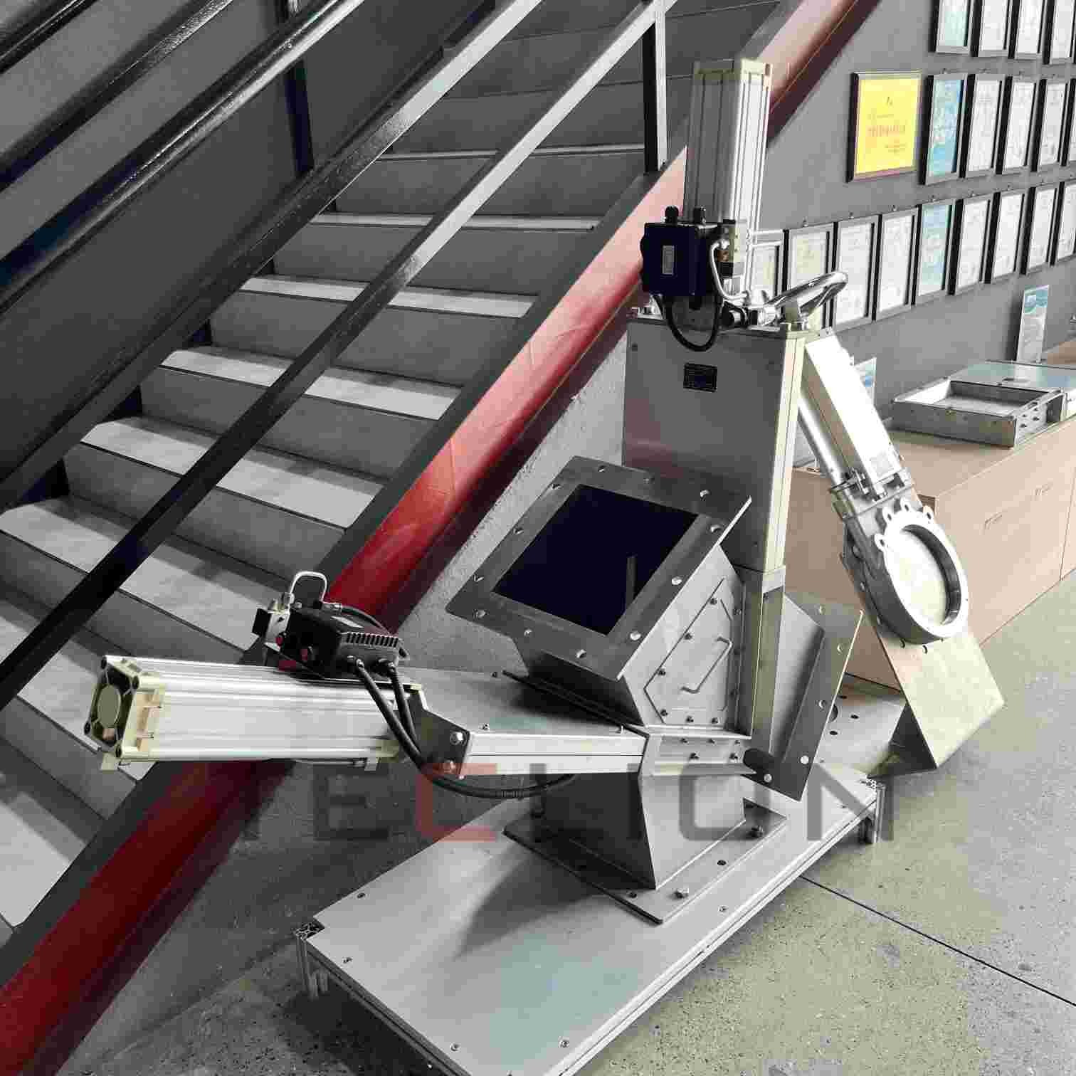 Stainless Steel Double Blade Diverter Valve for Material Conveying