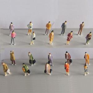 Quality 1:87 boutique standing figures--miniature figures,painted figure,color people,HO figures wholesale
