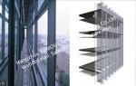 Double Glass Wall Ventilated Facade Office Building Glass Curtain Wall Stick