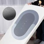 Non-Slip Diatomite Dark Gray Mat Quick-Drying and Waterproof for Home Kitchen