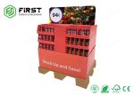 4C Offest Printing Customized Corrugated Stand Supermarket Cardboard Floor