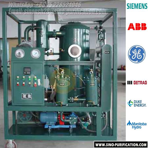 Lightweight Vacuum Transformer Oil Purifier Small Capacity 600 Liters Per Hour