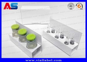 Quality 300g Paper Bottle Box Packaging For 2ml Peptides Glass Vial pharmaceutical packaging box wholesale