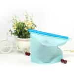 1000ML Reusable Silicone Freezer Bags BPA Free For Vegetable