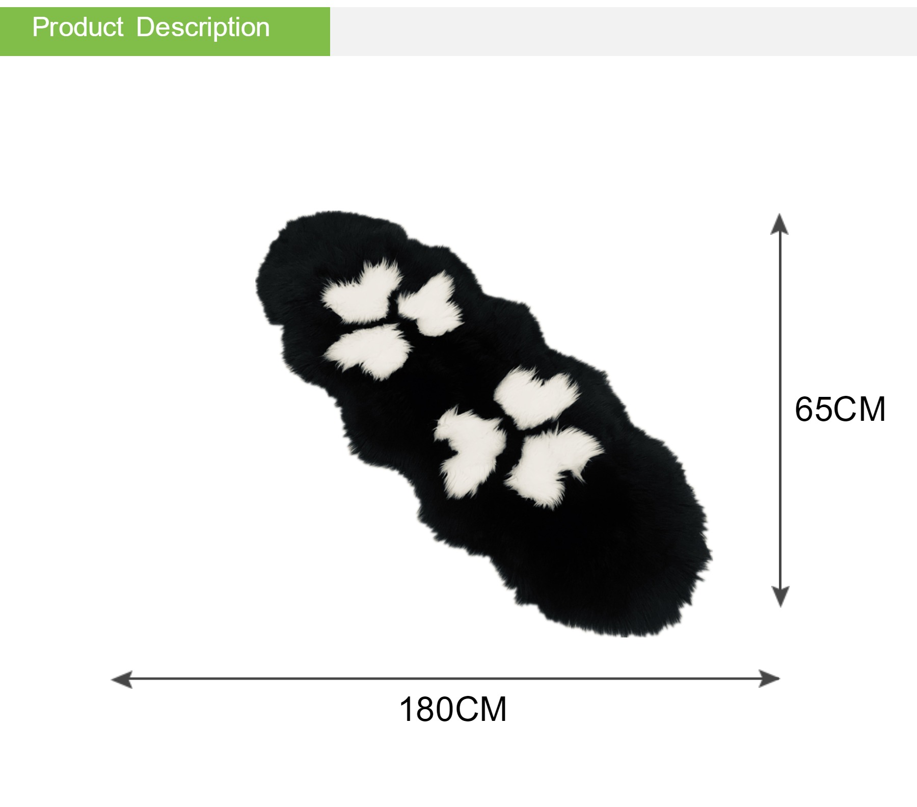 PELT Sheepskin Floor Mats Faux Fur Mink Rug Cushions