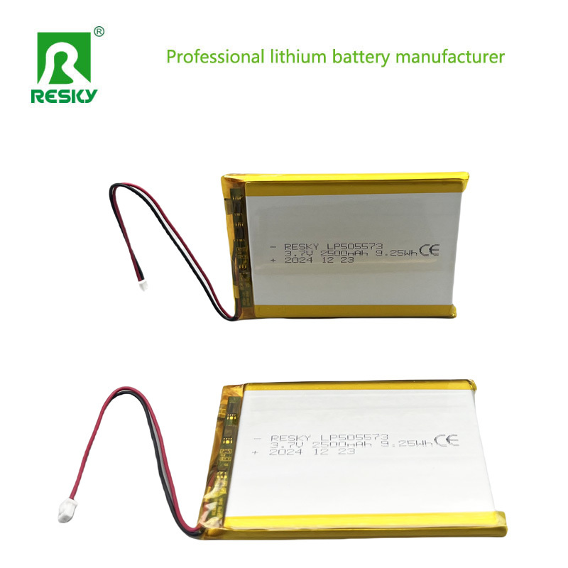 Smart Phone Lithium Polymer Battery Cell 7.4V 505573 2S 2500mAh