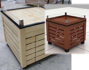 Quality supermarket wooden produce bin with door,wood produce bin,wood fruit bin with door,wooden vegetables bin with storage wholesale