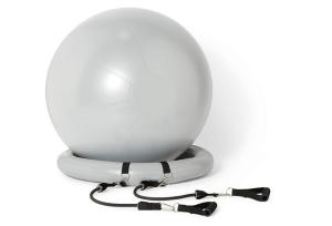 Quality Yoga Exercising Pilates Gym Ball , 65cm Balanced Body Ball With Ring wholesale