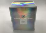 Small Folding Cardboard Gift Boxes , Foil Holographic Gift Box Advertising Paper