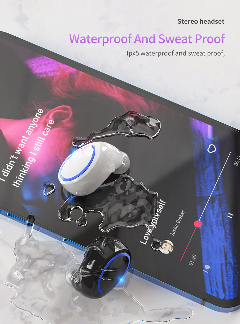 True Wireless In Ear Sports Earphone for Business Running Meeting 6983D Chipset Model