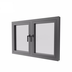 China Exposed Frame UPVC Sliding Windows Double Glazed Aluminum Casement Windows on sale