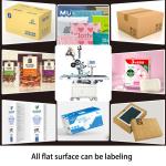 Curved Sticker Adhesive Machine for Food Packaging Industry 1500x600x1450mm Size