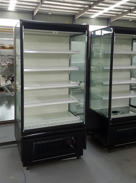 960mm Slimline Multideck Fridge Glass Door Fridge Freezer Air Cooling 500L