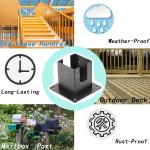 Stamping Punching Bending Process 90 Degree Right Angle Brackets for Outdoor